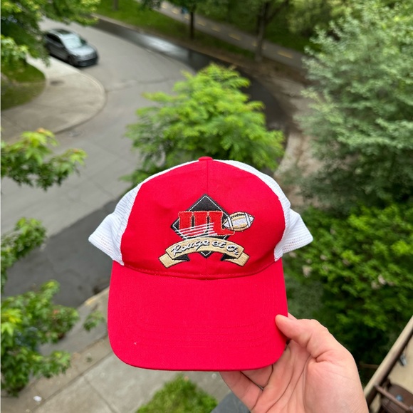 Vintage Budweiser Red White Cap Centre Logo 00s - Picture 3 of 5